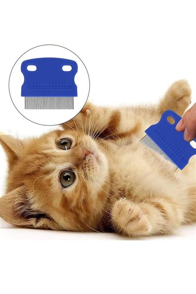 Kedi Köpek Tüy Bit Pire Toplayıcı Toplama Temizleme Tarağı Tarak Seti 4lü Set