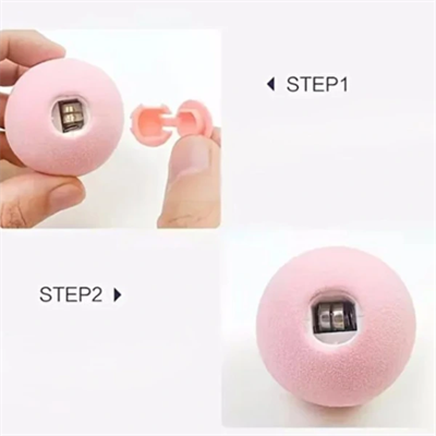 Kedi Otlu 3 Sesli İnteraktif Top Kedi Oyuncağı