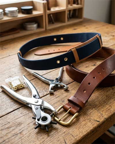 Kemer Delik Açma Aparatı 2li Set Deri Çanta Kayış Delme Aleti