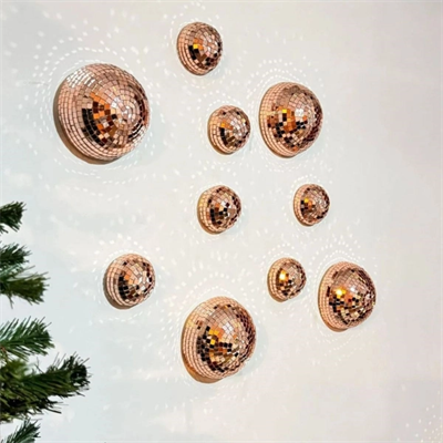 Kendinden Yapışkanlı Aynalı Kare Bronz Sticker 30x30 Cm