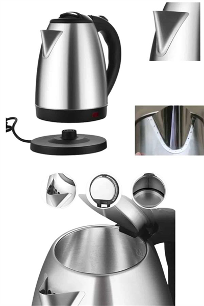 Kettle C F Tipi 220-240V Paslanmaz Çelik Elektrik Kablolu Otomatik Kapanma