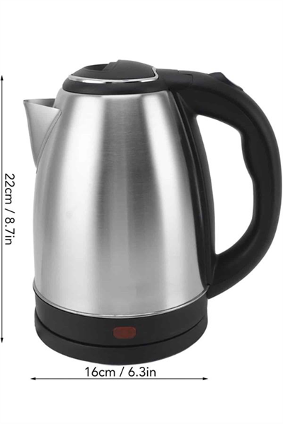 Kettle Su Isıtıcı C F Priz Uyumlu 220 - 240 V Paslanmaz Çelik Kablolu