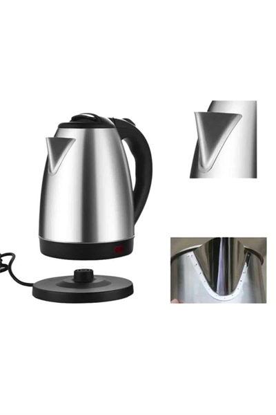Kettle Su Isıtıcı C F Priz Uyumlu 220 - 240 V Paslanmaz Çelik Kablolu