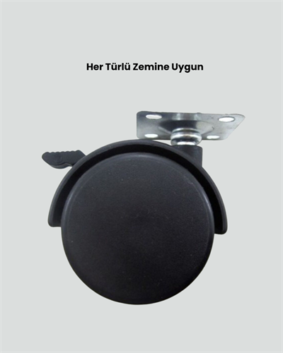 Kilitli Mobilya Ayağı 6 cm 4’lü Set Zemin Korumalı