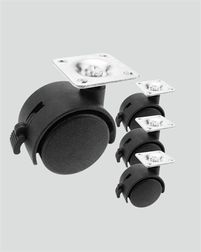 Kilitli Mobilya Tekerleği 6 cm 4’lü Kolay Kurulum