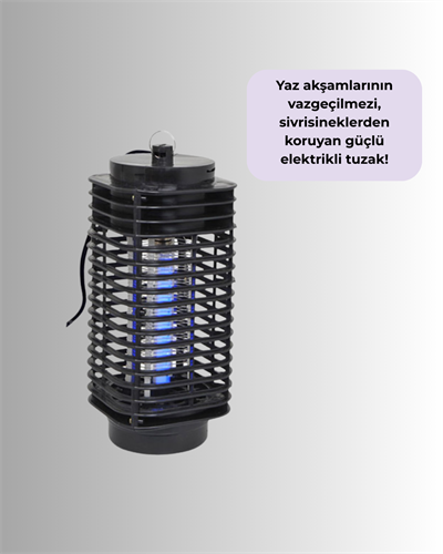 Kimyasal İçermeyen UV Işıklı Böcek ve Sivrisinek Kapanı – Güvenli Kullanım