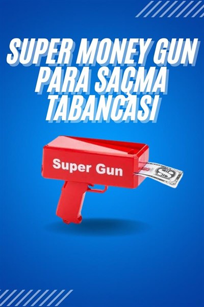 Kırmızı Çocuklara Özel Para Fırlatma Makinesi Para Saçma Tabancası