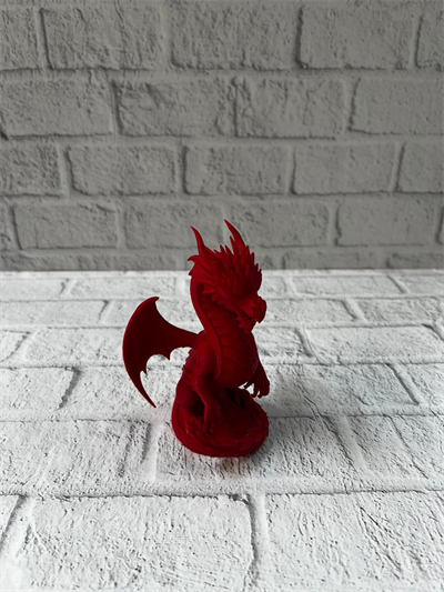 Kırmızı Ejderha Biblo 12 cm Dekoratif Fantastik Obje Hediyelik Süs Eşyası