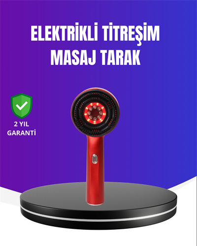 Kırmızı Işık Terapi Özellikli Saç Derisi Masaj Tarak Anti Dökülme