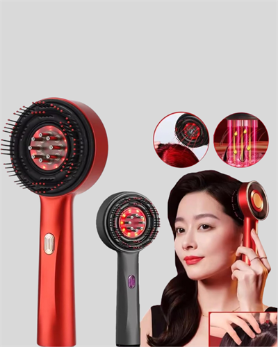 Kırmızı LED Işıklı Saç Derisi Masaj Aleti