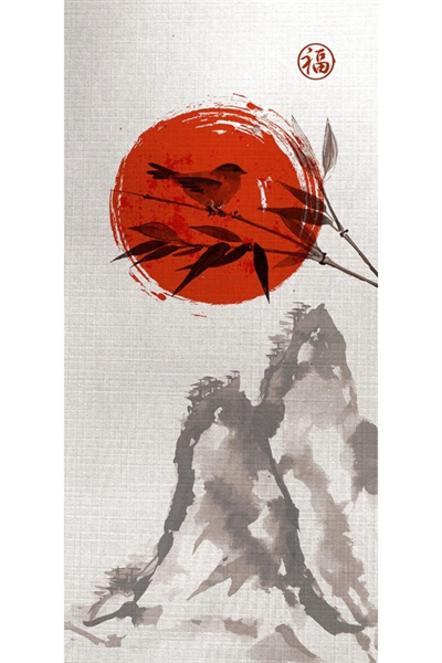 Kırmızı Longji Iki Parça Canvas Tablo (30x70)