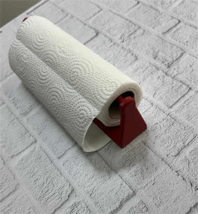 Kırmızı Peçete Tutucu Dayanıklı Duvar Tipi Kağıt Havlu Askısı