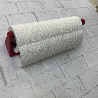 Kırmızı Peçete Tutucu Duvara Monte Pratik Kağıt Havlu Askısı