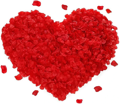 Kırmızı Renk Gül Yaprağı – 5 Paket 500 Adet