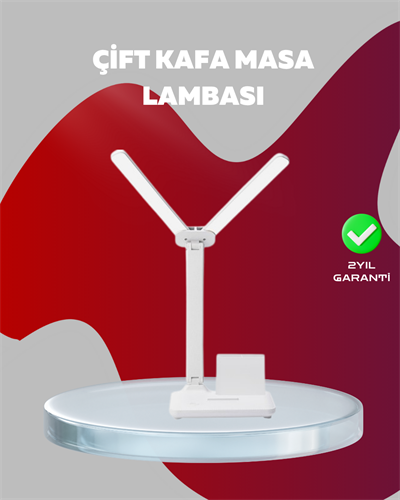 Kısılabilir LED Masa Lambası – Kalemlik, Telefon Standı ve Okuma Işığı Bir Arada