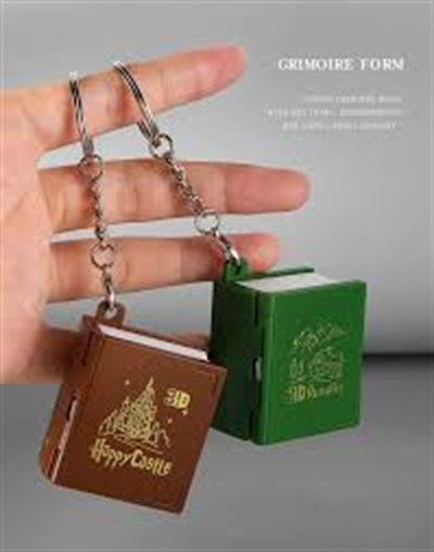Kitap Şeklinde 3D Anahtarlık
