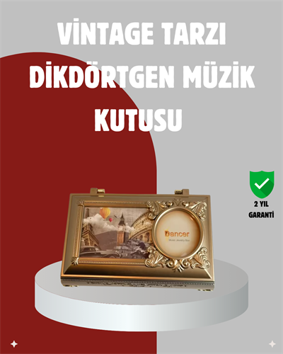 Kız Çocuk Oyuncak Piyano Görünümlü Balerinli Müzik Kutusu