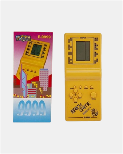 Klasik Gameboy Tetris Oyunu – Taşınabilir Pil ile Çalışan Retro El Konsolu