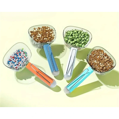 Klipsli Ölçekli Kedi Köpek Mama Küreği