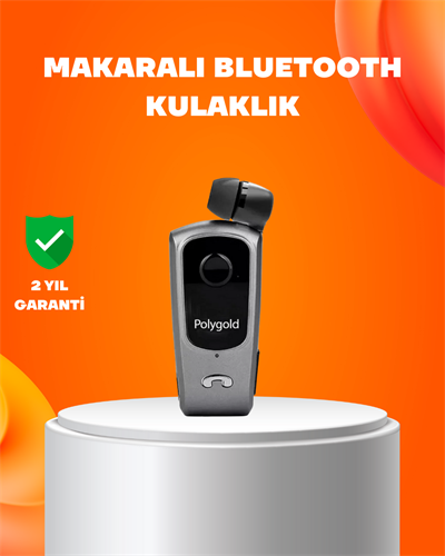 Klipsli Tasarımlı Bluetooth Kulaklık Uzun Pil Ömrü