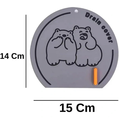 Koku Önleyici Silikon Gider Kapağı