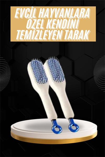 Kolay Temizlenen Fırçası Evcil Hayvanlara Özel Tüy Temizleme