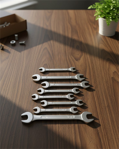 Kombine Açık Ağız Anahtar Seti 8 Parça Çok Amaçlı Kullanım