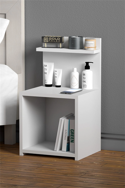 Komodin Raf Salon Ofis Dolabı Beyaz