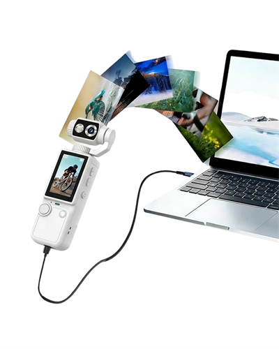 Kompakt 4K Video Kamera Otomatik Netleme ve Dahili Işık Destekli El Kamerası