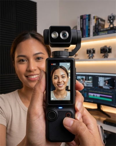 Kompakt 4K Vlog Kamera 2.0 IPS Ekran Otomatik Odaklama ve Stereo Ses Kayıtlı