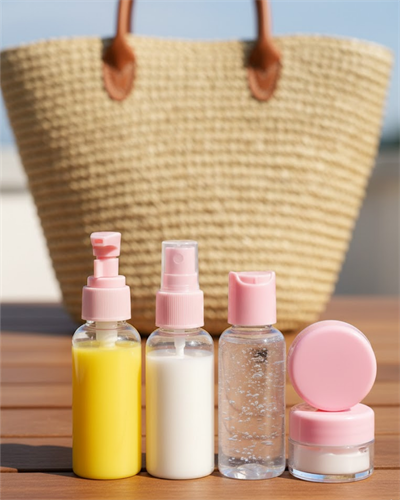 Kompakt 5 Parça Seyahat Kozmetik Şişe Takımı