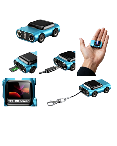 Kompakt Dash Kamera USB Şarj TF Kart Destekli