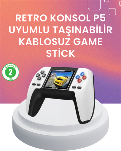 Kompakt Retro Oyun Konsolu | P5 GamePad ile Eski Günlere Dönün