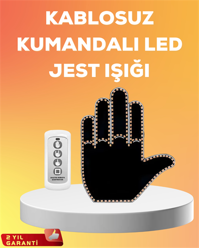 Kompakt Tasarımlı LED Jest Işığı – Selam ve Teşekkür Modları