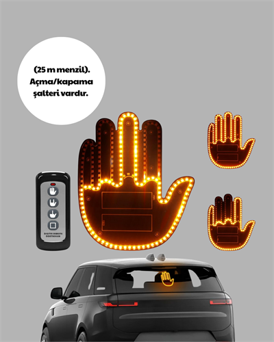 Kompakt Tasarımlı LED Jest Işığı – Selam ve Teşekkür Modları