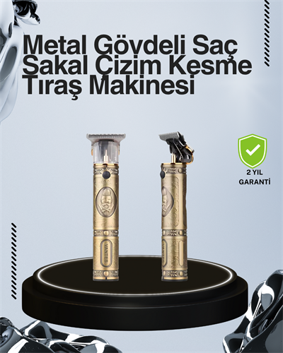 Kompakt Tasarımlı, Uzun Pil Ömürlü Saç Sakal Kesme Makinesi