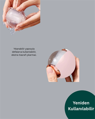 Kompakt ve Taşınabilir Tüy Temizleme Topu – Su ile Kolay Temizlik