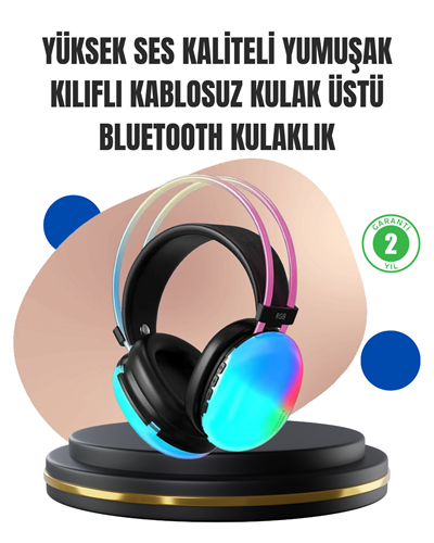 Konforlu Tasarımlı Kablosuz Gaming Kulaklık – Uzun Pil Ömrüyle