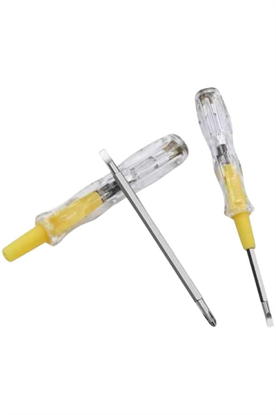 Kontrol Kalemi Çift Başlıklı Şeffaf Elektrik Testi Değişken Uçlu