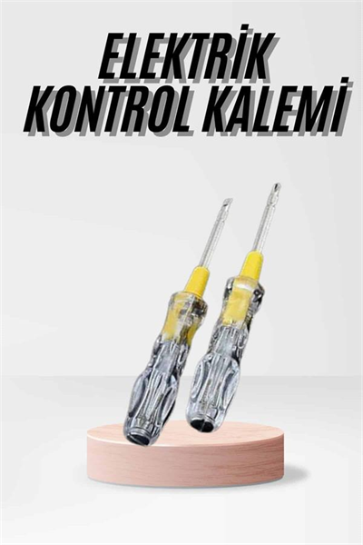 Kontrol Kalemi Çift Başlıklı Şeffaf Elektrik Testi Değişken Uçlu