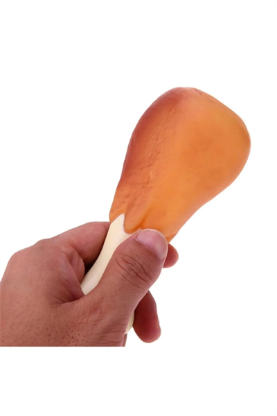 Köpekler İçin Sesli Oyuncak Tavuk Butu