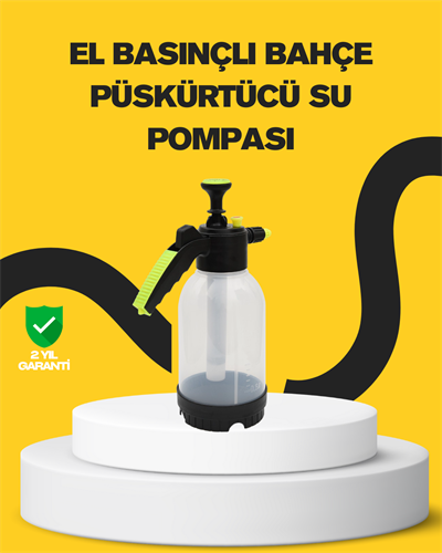 Köpük Püskürtücü 2 Litre Dayanıklı Manuel Basınçlı Yıkama Şişesi