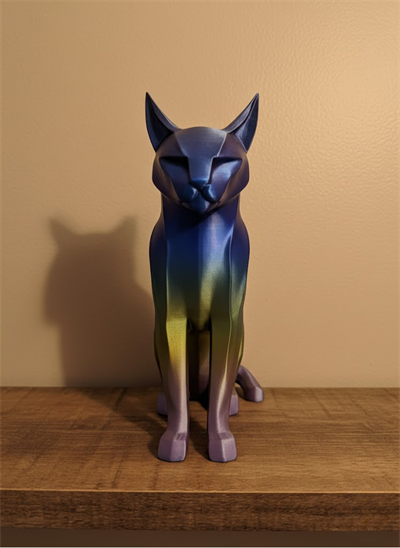 Koyu Rainbow Kedi Biblo Modern Salon ve Raf Dekoru