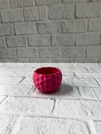 Küçük Boy Mor Saksı 5 cm Şık ve Minimal Dekoratif Tasarım