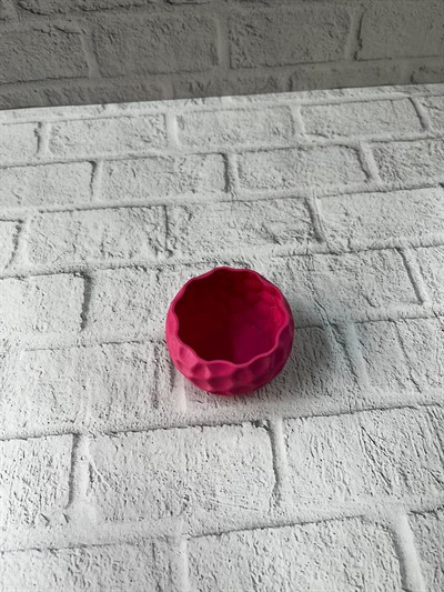 Küçük Boy Mor Saksı 5 cm Şık ve Minimal Dekoratif Tasarım