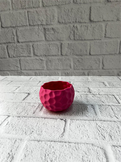 Küçük Boy Mor Saksı 5 cm Şık ve Minimal Dekoratif Tasarım