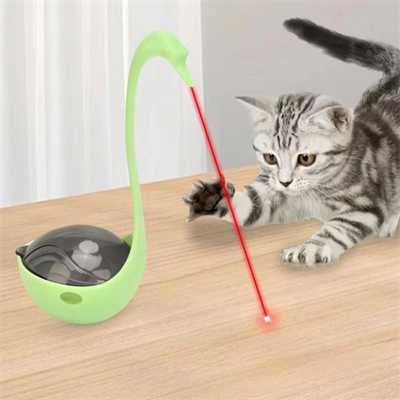 Kuğu Şeklinde Lazerli Kedi Oyuncağı