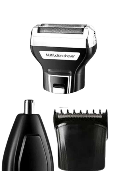 Kulak Burun Kıl Kesme Ense Yanak Tıraş Seti 3 Başlıklı Profesyonel