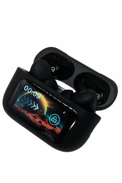 Kulak İçi Bluetooth Kulaklık Ekranlı Müzik Dinleme Çağrı Cevaplama Siyah