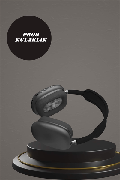 Kulak Üstü Kulaklık Pro9 ve Yeni Nesil Akıllı Saat Android ve İOS Uyumlu ANC Özelliği